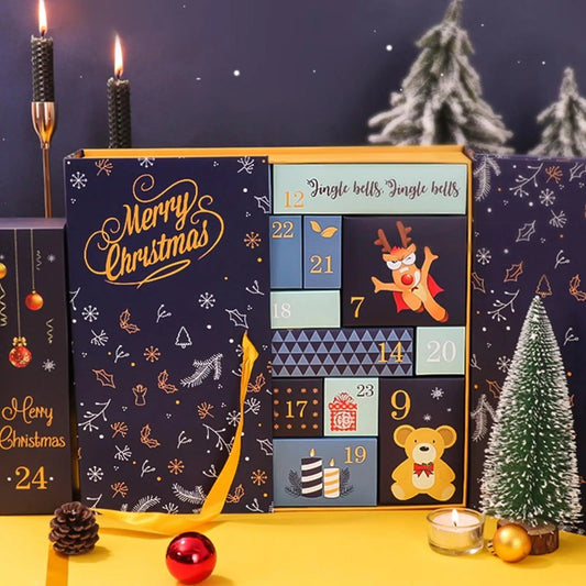 Unique DIY Advent Calendar with 24 Fillable Compartments - Fesara