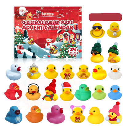 Fun Quacking Rubber Duck Christmas Countdown Calendar - Fesara