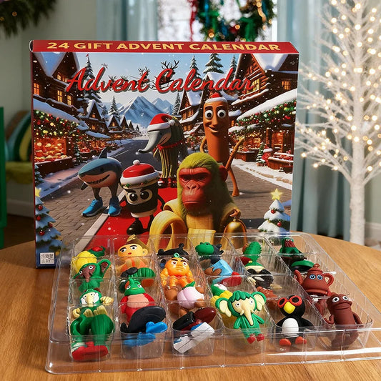 Fun Holiday Countdown Calendar with Small Toys - Fesara