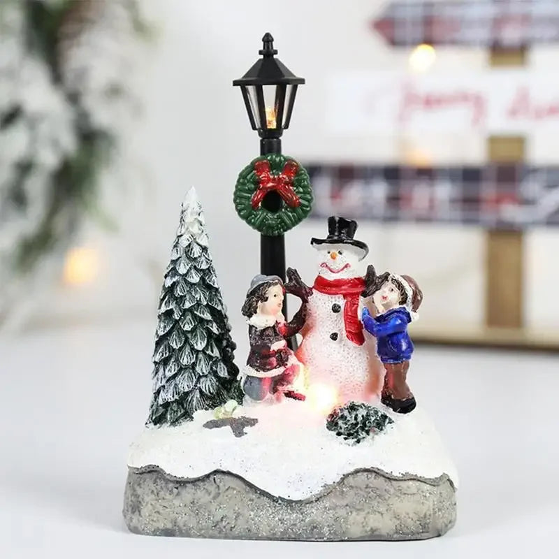 Colorful Winter LED Christmas Village Lights - Fesara