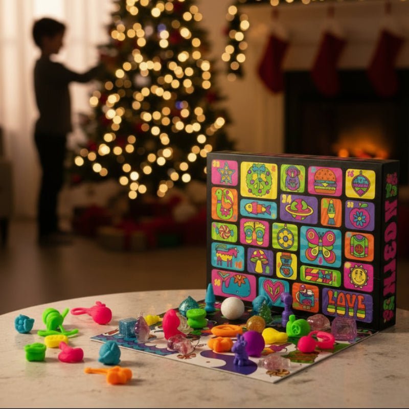 Fun Stress Relief Fidget Calendar with Soft Toys - Fesara
