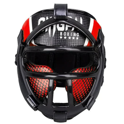 Tough Martial Arts Helmet with Full Face Protection - Fesara