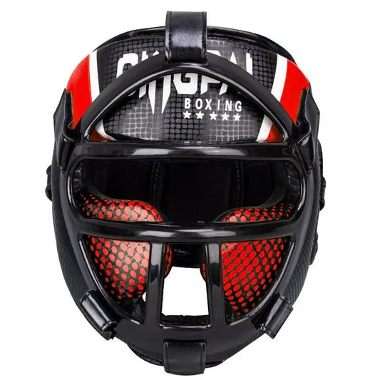 Tough Martial Arts Helmet with Full Face Protection - Fesara