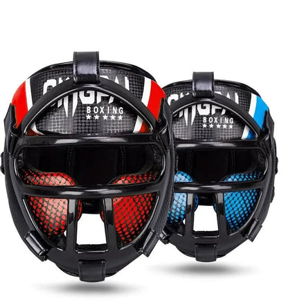 FightGuard Headgear – Premium head protection with face mask for martial arts 2