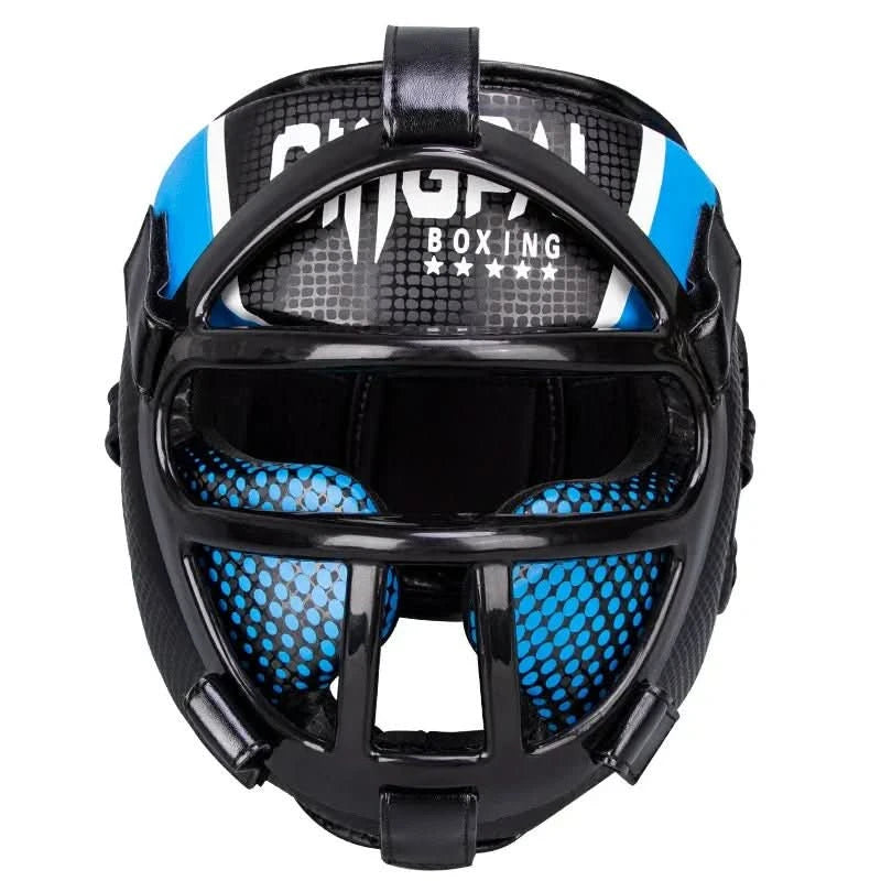 FightGuard Headgear – Premium head protection with face mask for martial arts 3