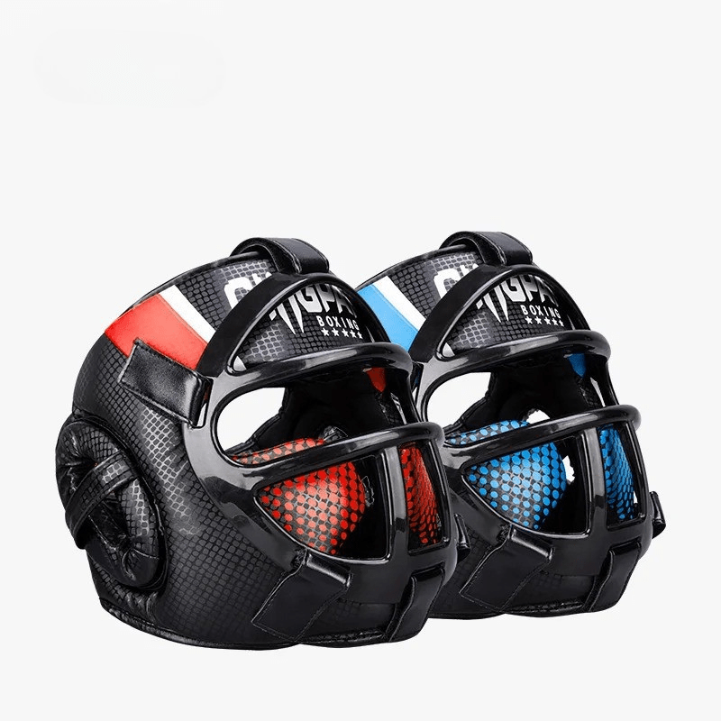 FightGuard Headgear – Premium head protection with face mask for martial arts 7