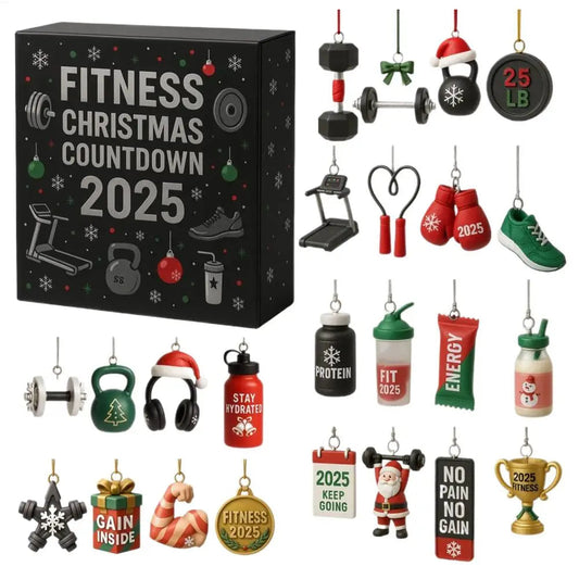 Fun Holiday Acrylic Advent Calendar Countdown - Fesara
