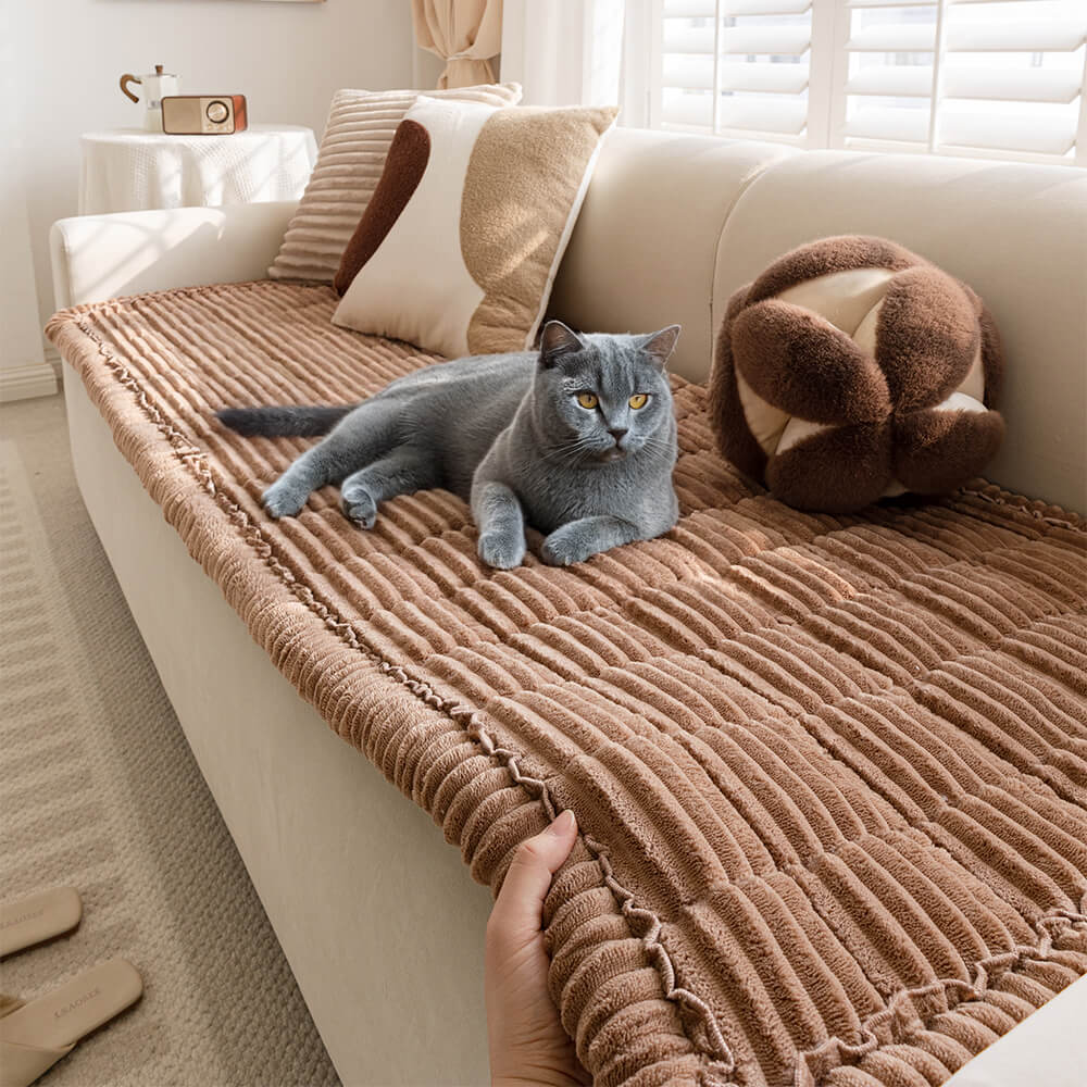 FlannelNest | Cozy Soft Flannel Pet Mat for Furniture Protection 2
