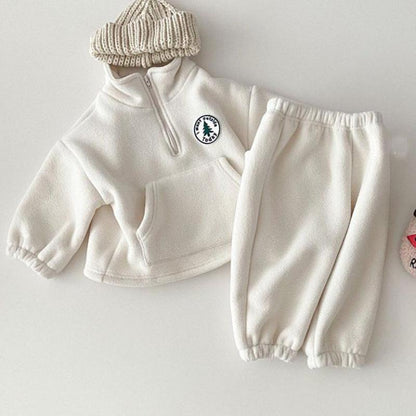 Soft Baby Fleece Hoodie Set - Fesara
