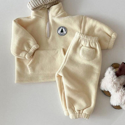 Soft Baby Fleece Hoodie Set