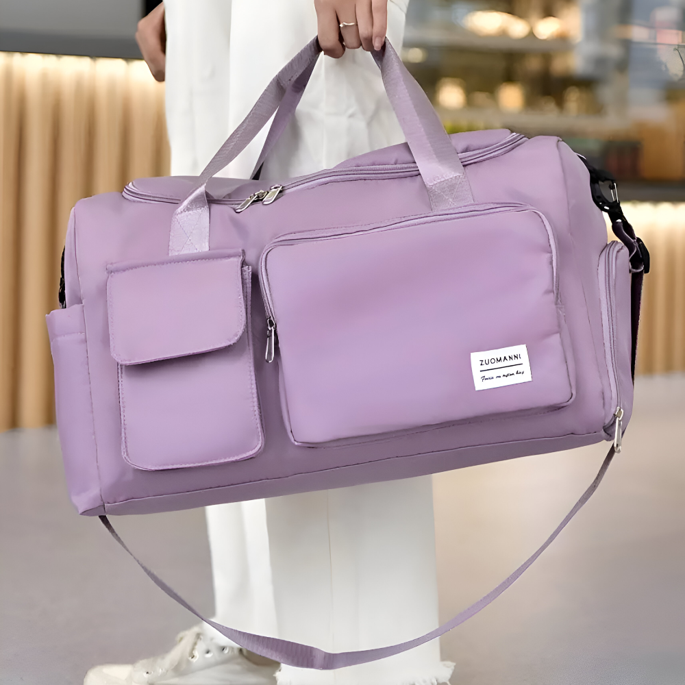 Waterproof Weekend Duffel Bag with Shoe Pocket
