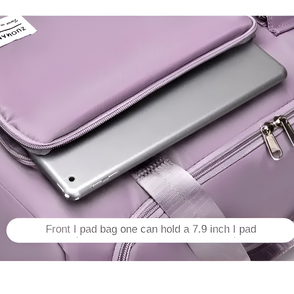 Waterproof Weekend Duffel Bag with Shoe Pocket
