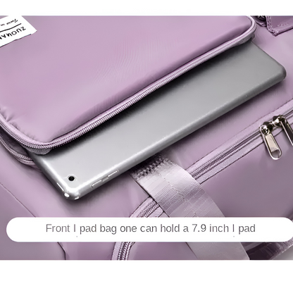 Waterproof Weekend Duffel Bag with Shoe Pocket