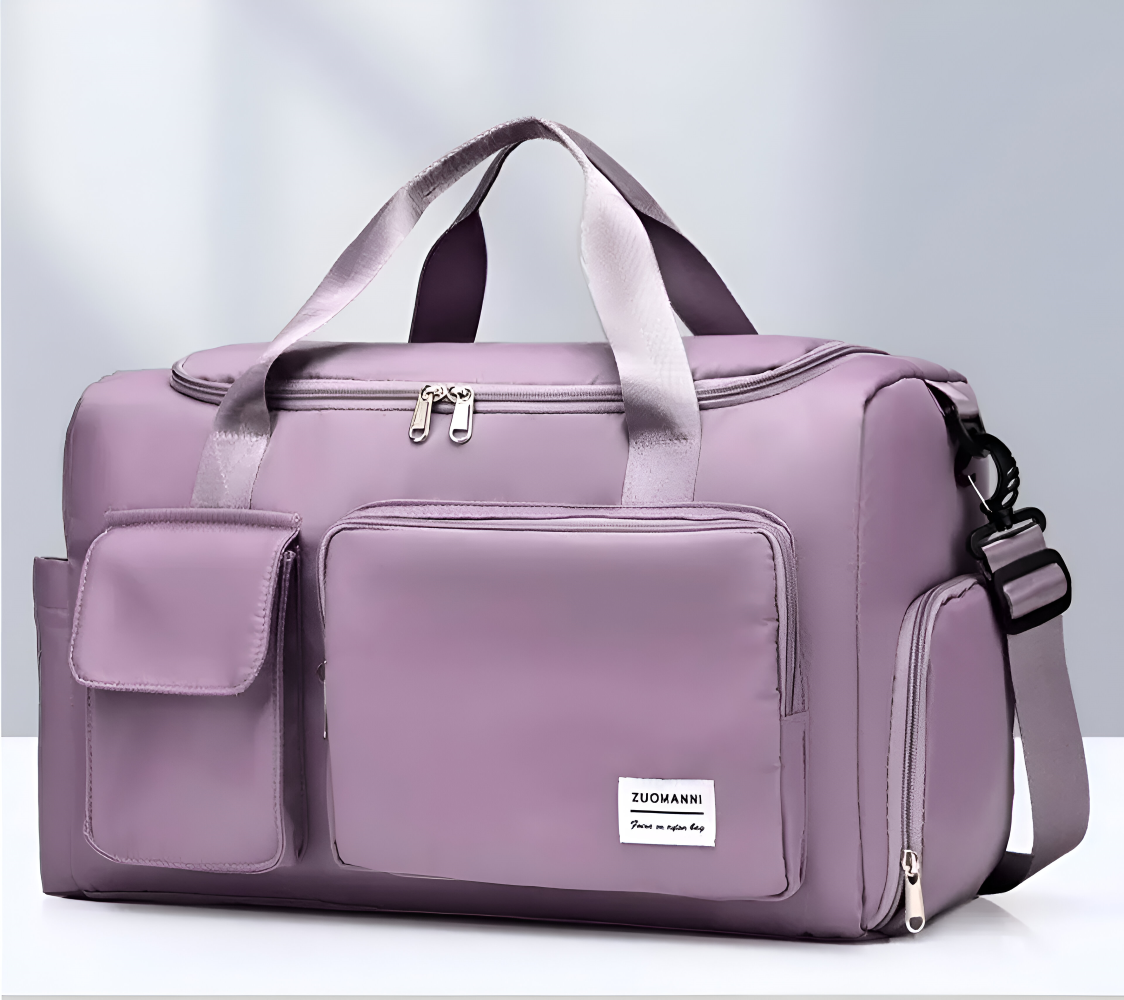 Waterproof Weekend Duffel Bag with Shoe Pocket