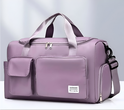 Waterproof Weekend Duffel Bag with Shoe Pocket