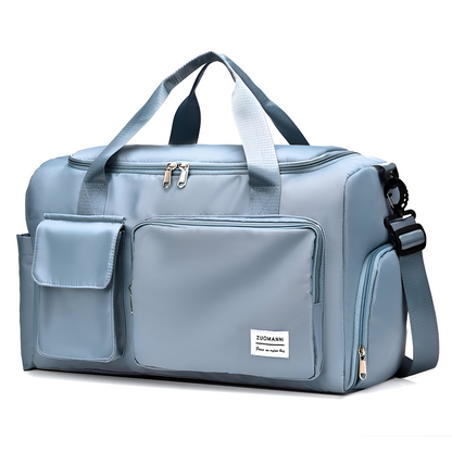 Waterproof Weekend Duffel Bag with Shoe Pocket - Fesara