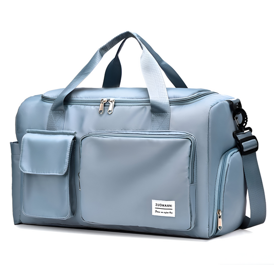 Waterproof Weekend Duffel Bag with Shoe Pocket - Fesara