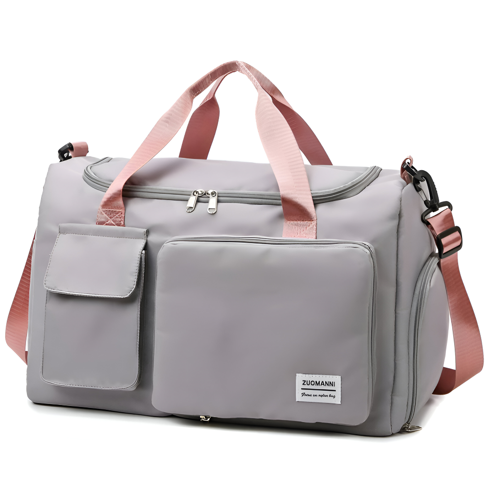 Waterproof Weekend Duffel Bag with Shoe Pocket
