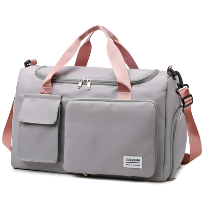 Waterproof Weekend Duffel Bag with Shoe Pocket