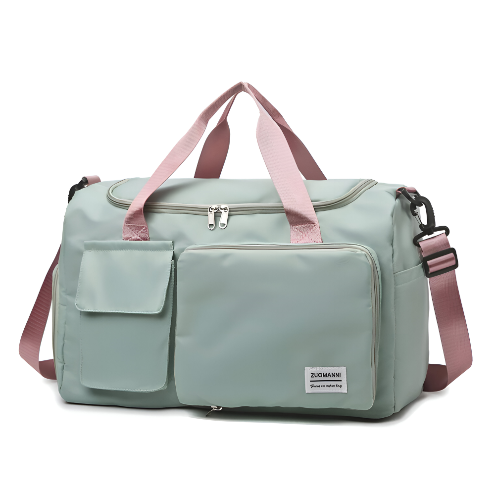 Waterproof Weekend Duffel Bag with Shoe Pocket