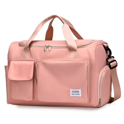 Waterproof Weekend Duffel Bag with Shoe Pocket