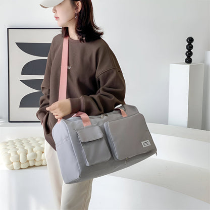 Waterproof Weekend Duffel Bag with Shoe Pocket