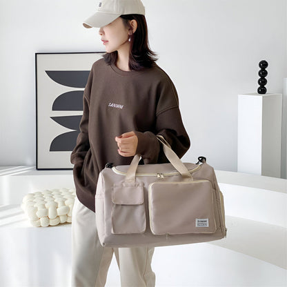 Waterproof Weekend Duffel Bag with Shoe Pocket