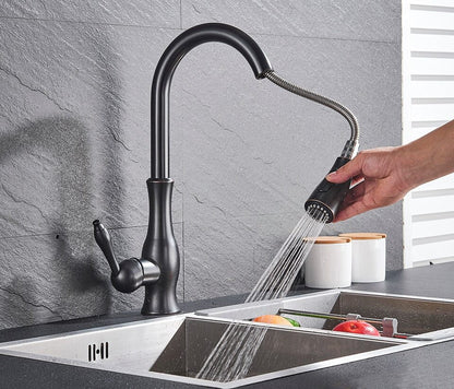 Stylish Pull-Out Faucets for Contemporary Kitchens