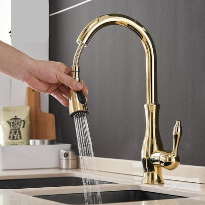 Stylish Pull-Out Faucets for Contemporary Kitchens