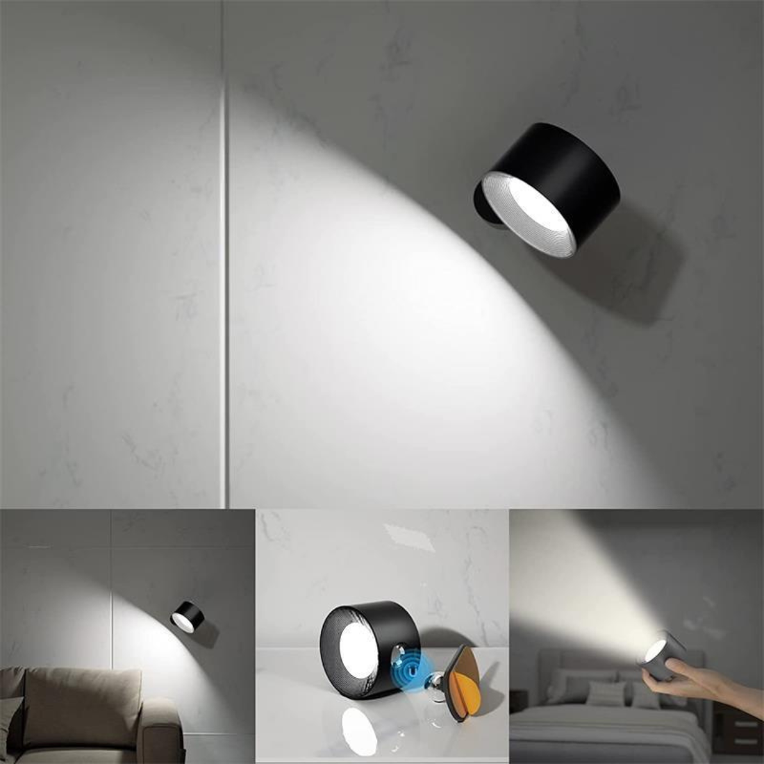 Flexible LED Wall Light with 360 Degree Rotation