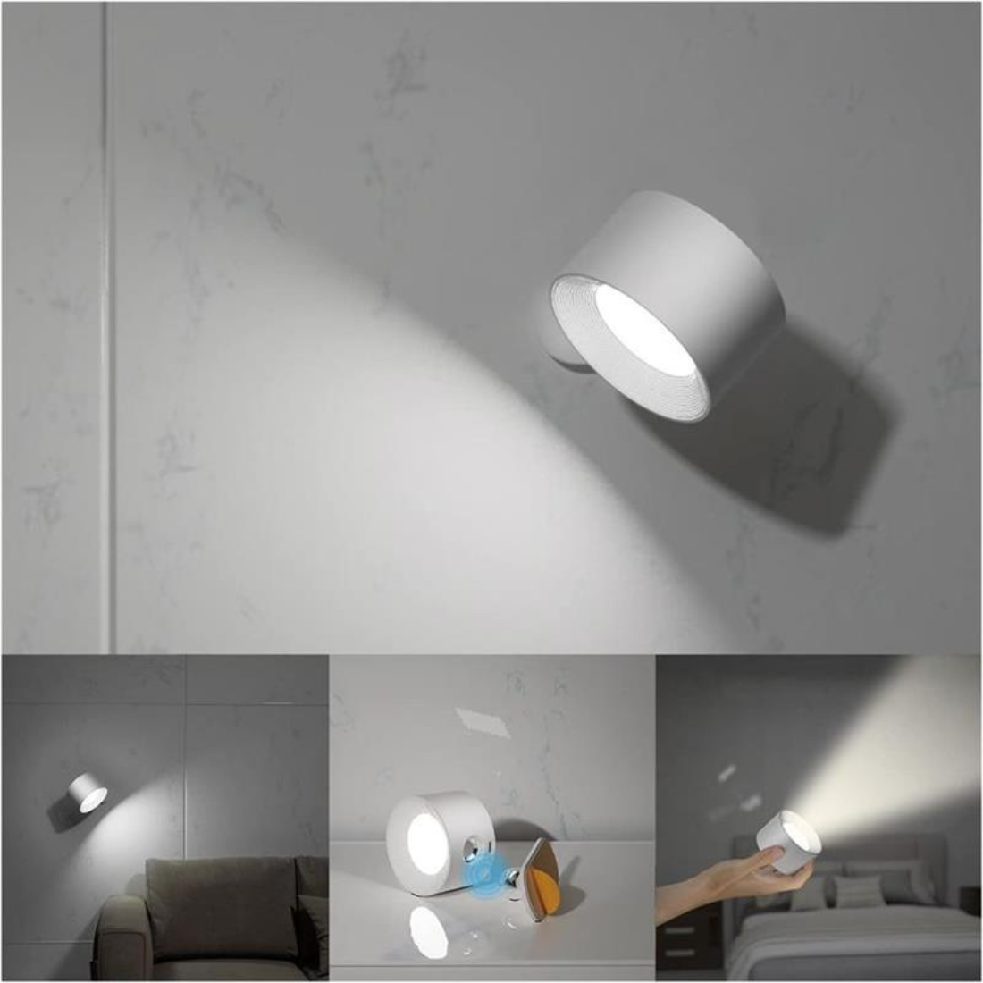 Flexible LED Wall Light with 360 Degree Rotation
