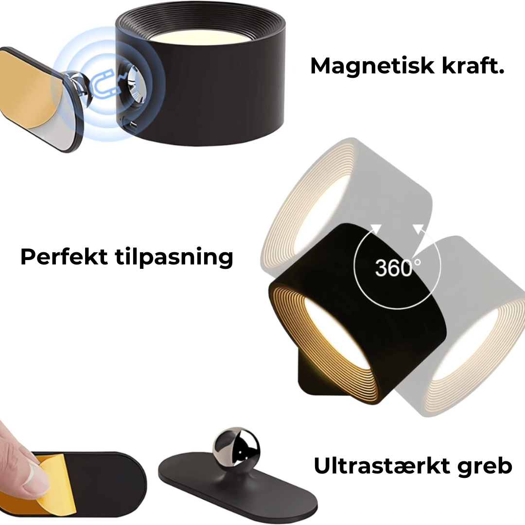 Flexible LED Wall Light with 360 Degree Rotation