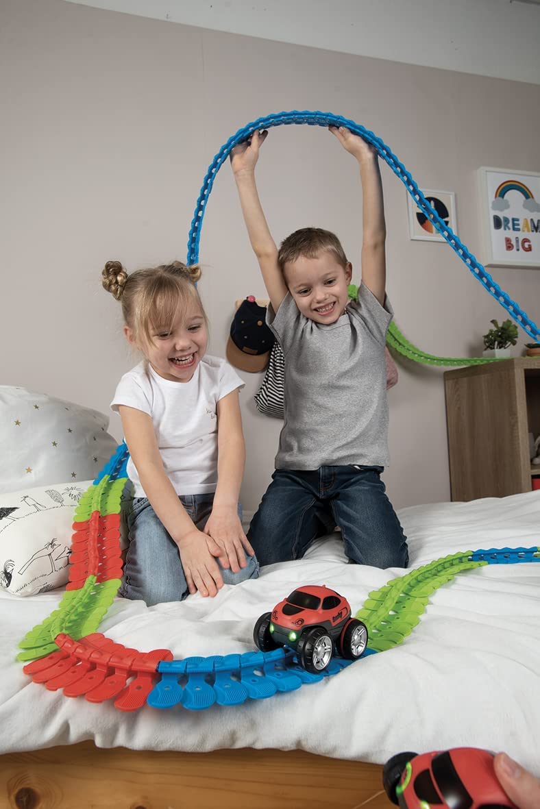 Fesara Fun LED Racing Track Set for Kids