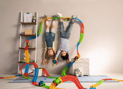 Fesara Fun LED Racing Track Set for Kids