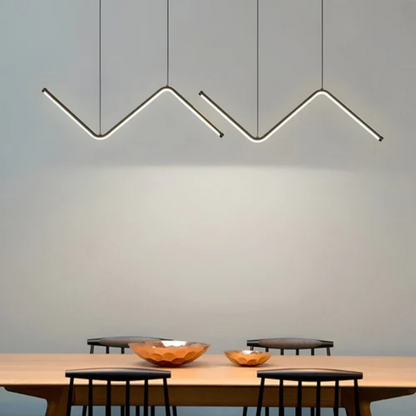 Modern Triangle Hanging LED Light