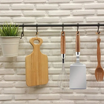 Premium Stainless Steel Wooden Handle Spatula