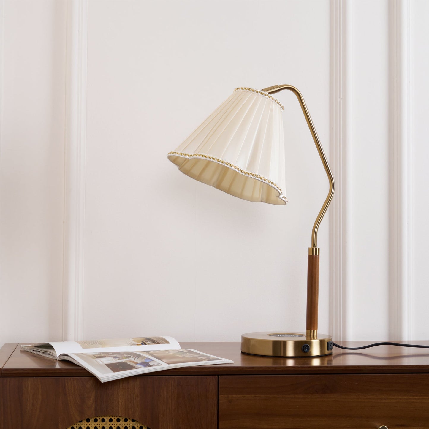 Elegant Soft Shade Table Lamp