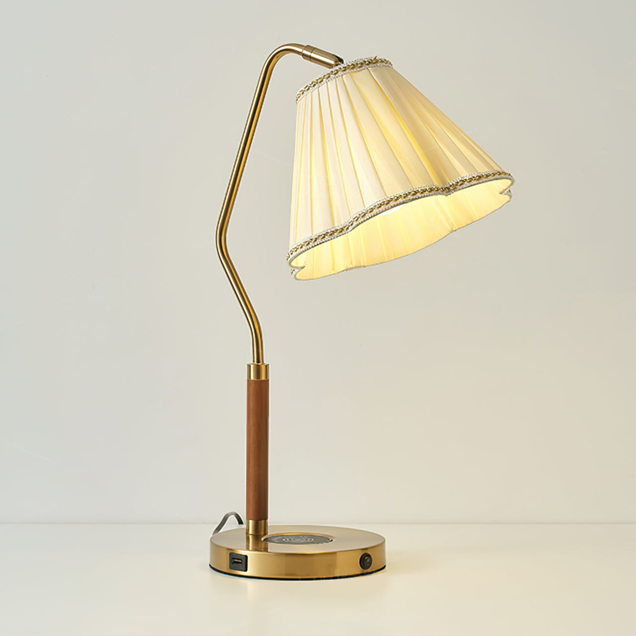 Elegant Soft Shade Table Lamp