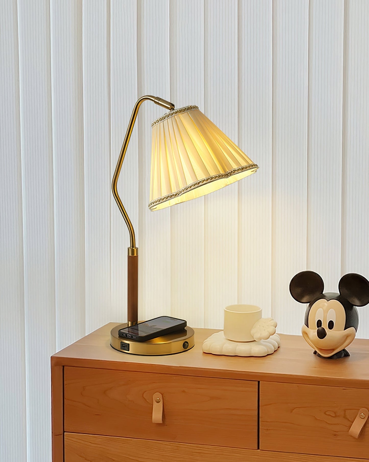 Elegant Soft Shade Table Lamp