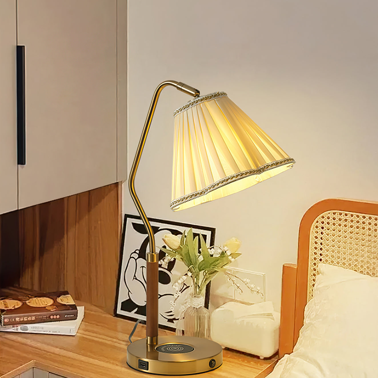 Elegant Soft Shade Table Lamp