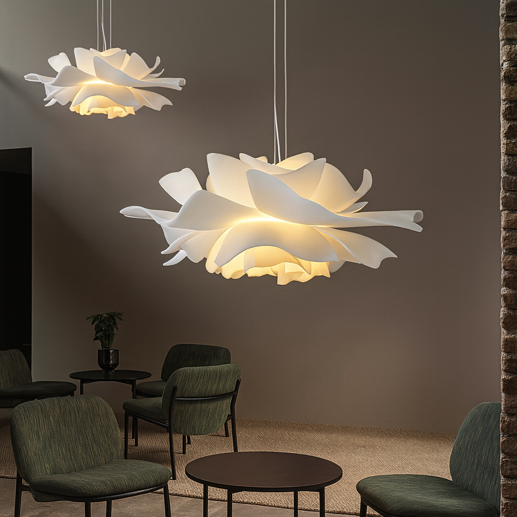 Beautiful Flower Pendant Light Fixture - Fesara