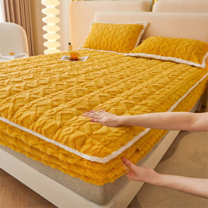 Plush Soft Fitted Mattress Protector for Deep Sleep - Fesara