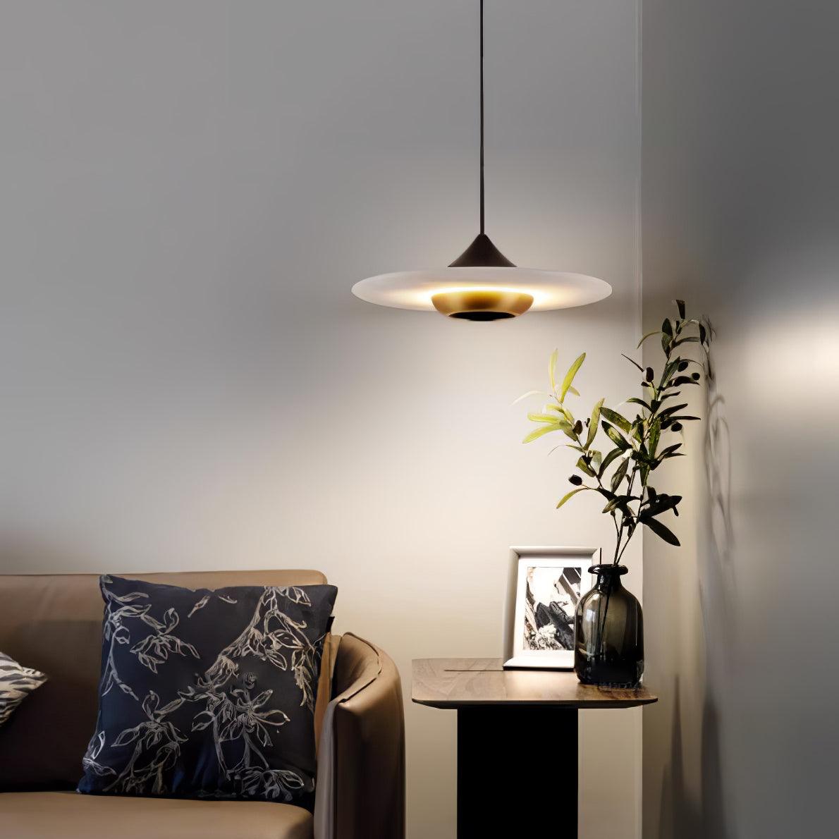 Elegant Marble LED Pendant Light