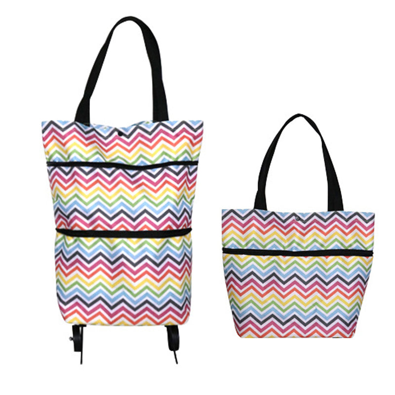 Collapsible Folding Grocery Cart Bag