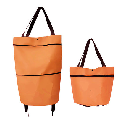 Collapsible Folding Grocery Cart Bag