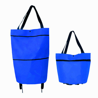 Collapsible Folding Grocery Cart Bag