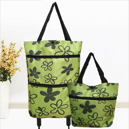 Collapsible Folding Grocery Cart Bag - Fesara