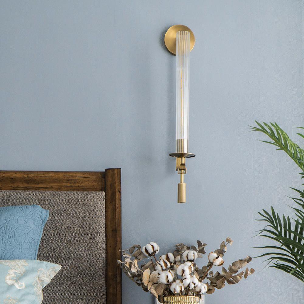 Vintage Style Glass Wall Light