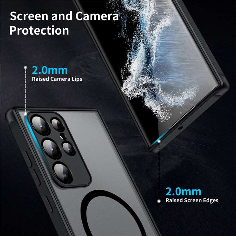 Durable Magnetic Phone Case for Samsung - Fesara