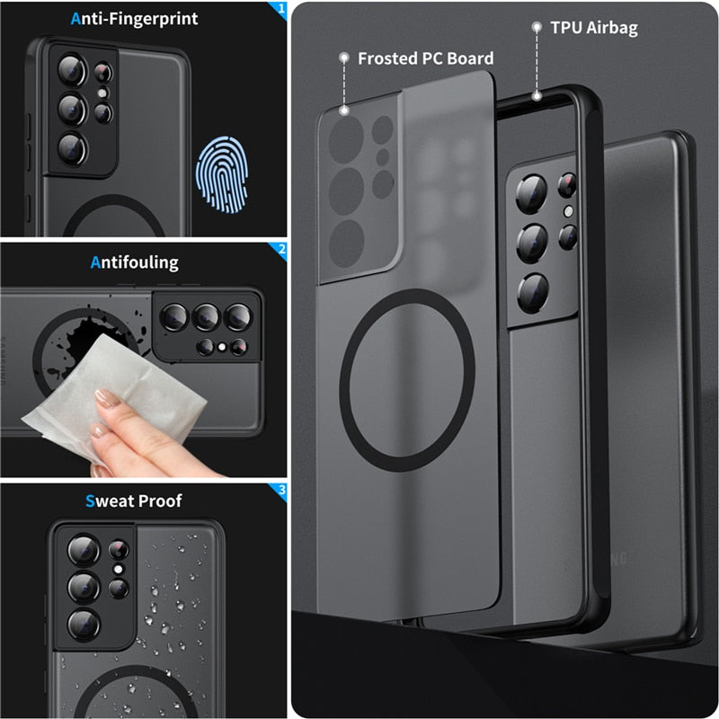 Durable Magnetic Phone Case for Samsung